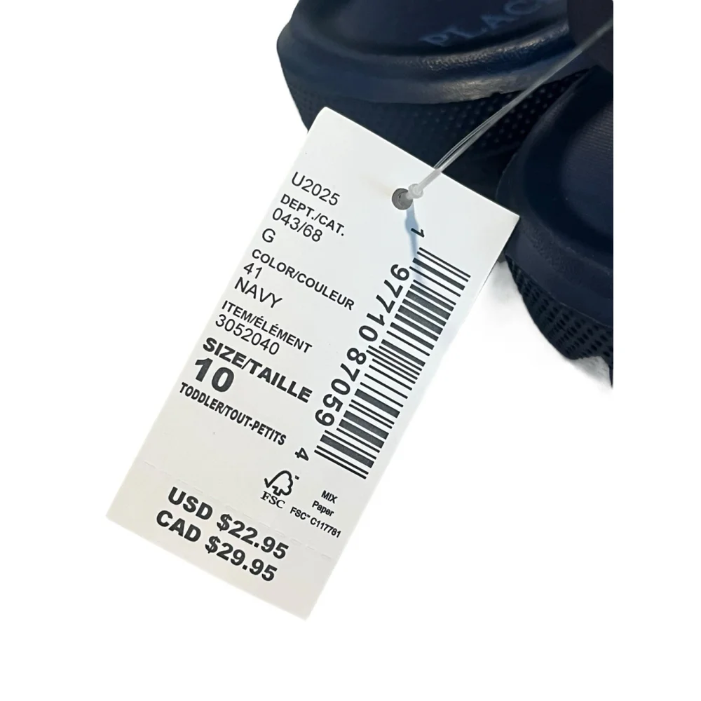 The Children's Place Sandals Toddler Boys Size 10 Navy Blue